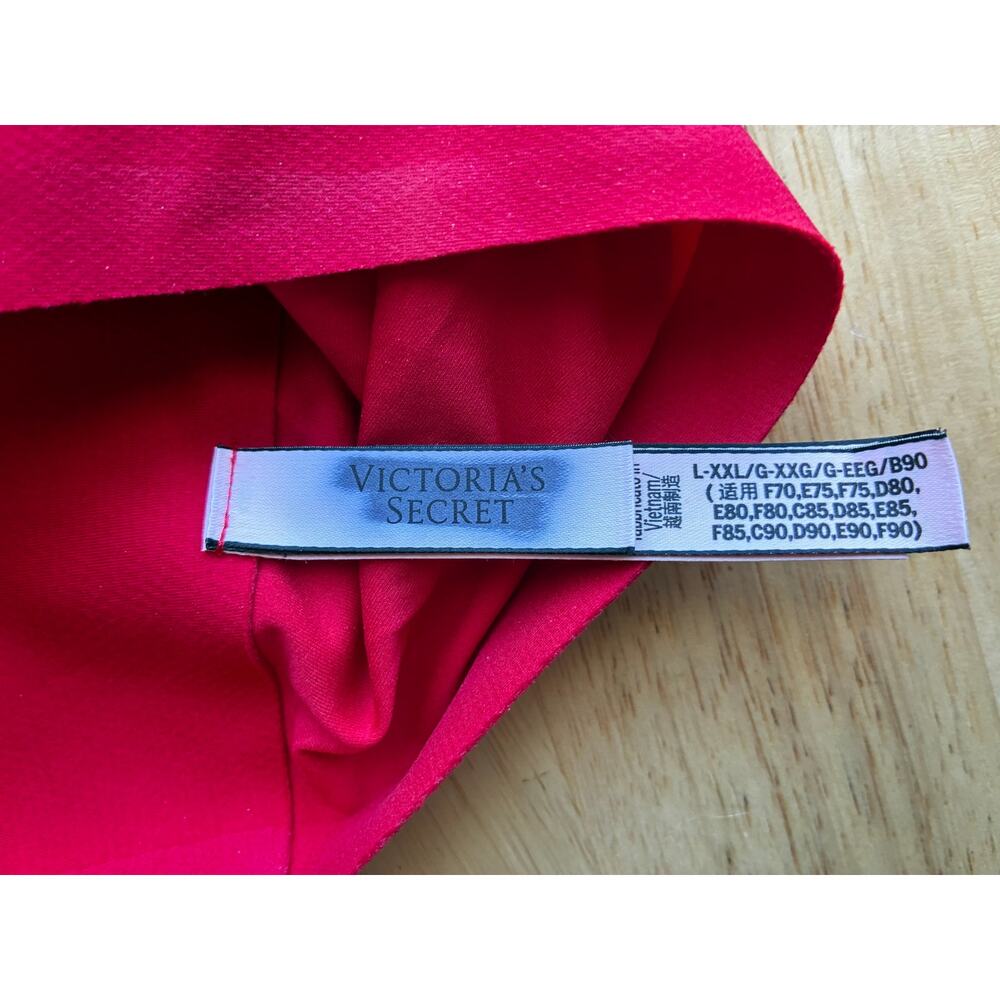 Victoria's Secret Red Wireless Lounge Bralette L-XXL Seamless Comfort - Picture 6 of 7